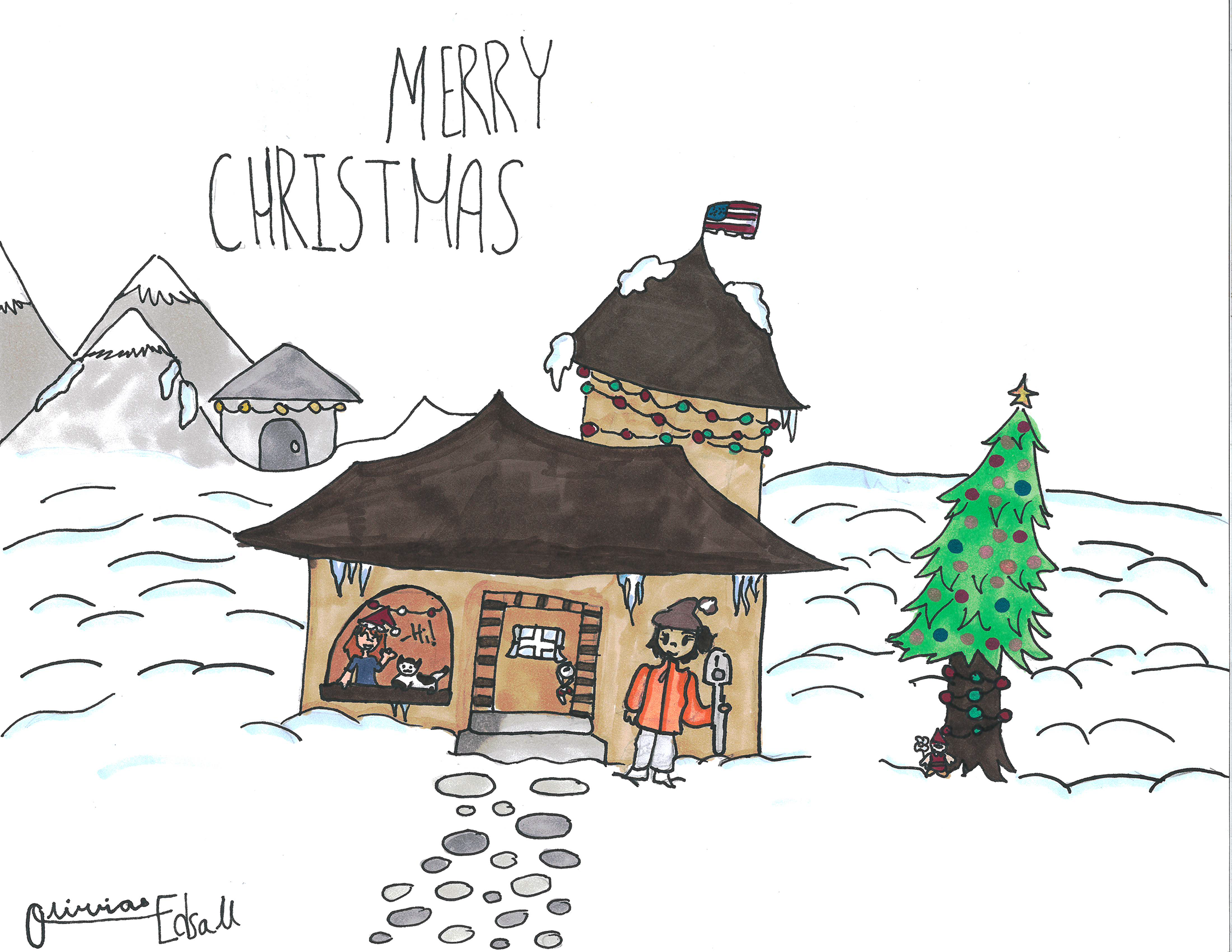 Artwork by Olivia Edsall from Lafayette