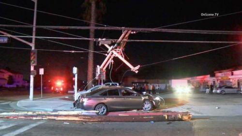 If a power line falls on your car, stay in the vehicle! You are a part of the circuit and are safe from electrocution while you wait for assistance