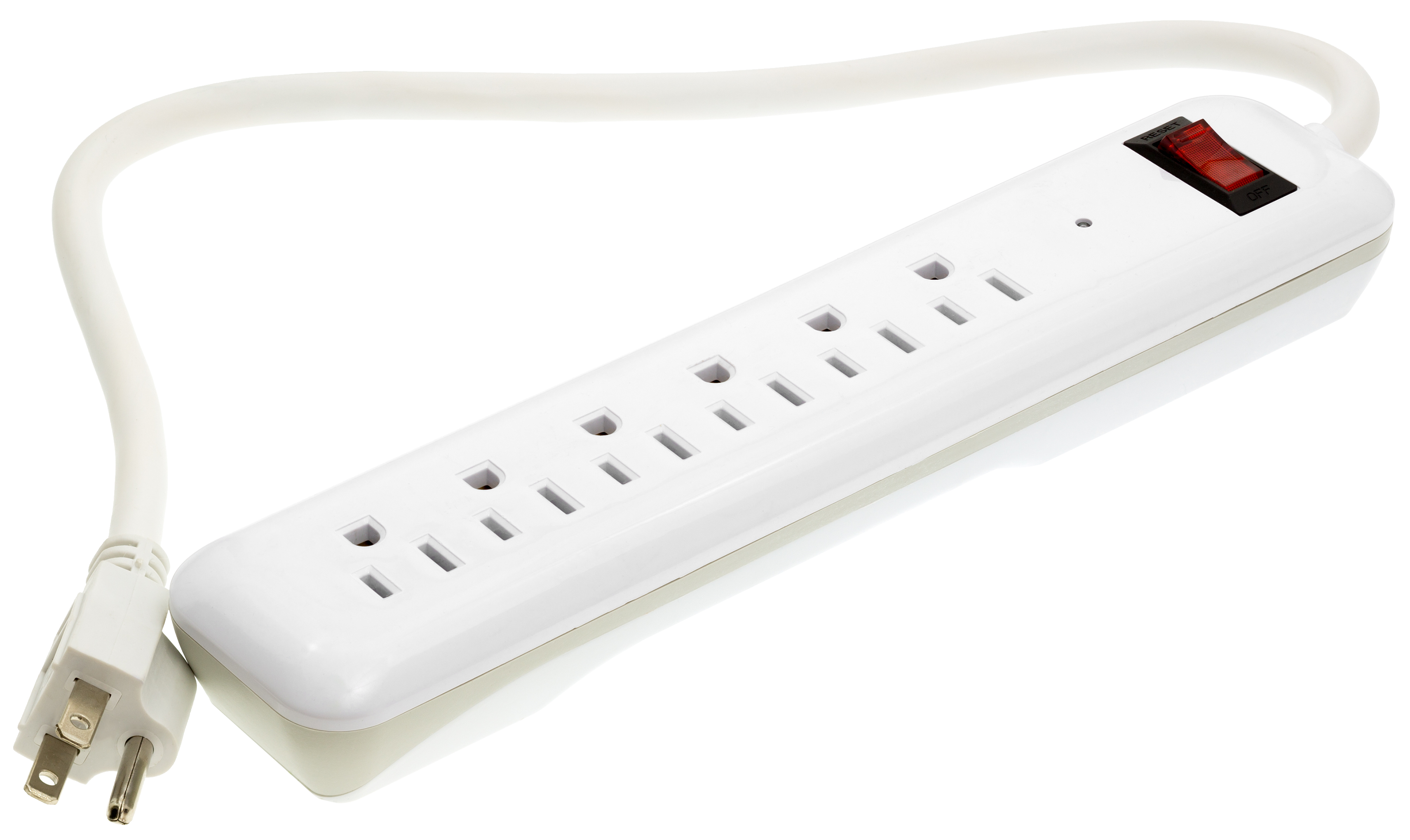 A surge protector power strip