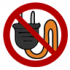 no extension cords