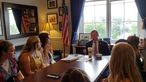 Meeting with Congressman Josh Gottheimer