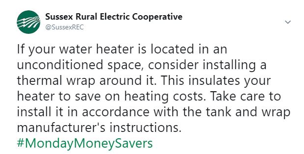 If your water heater is located in an unconditioned space, consider installing a thermal wrap around it. This insulates your heater to save on heating costs. Take care to install it in accordance with the tank and wrap manufacturer's instructions.