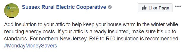 Add insulation to your attic to help keep your house warm in the winter, reducing energy costs. If your attic is already insulated, make sure it's up to standards. For northern New Jersey, R49 to R60 insulation is recommended.