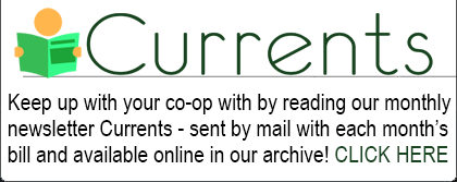 Currents, our monthly member newsletter