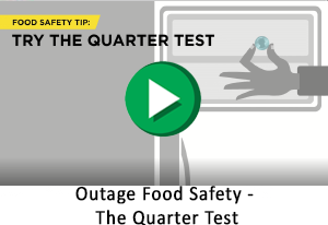 Outage Food Safety - The Quarter Test